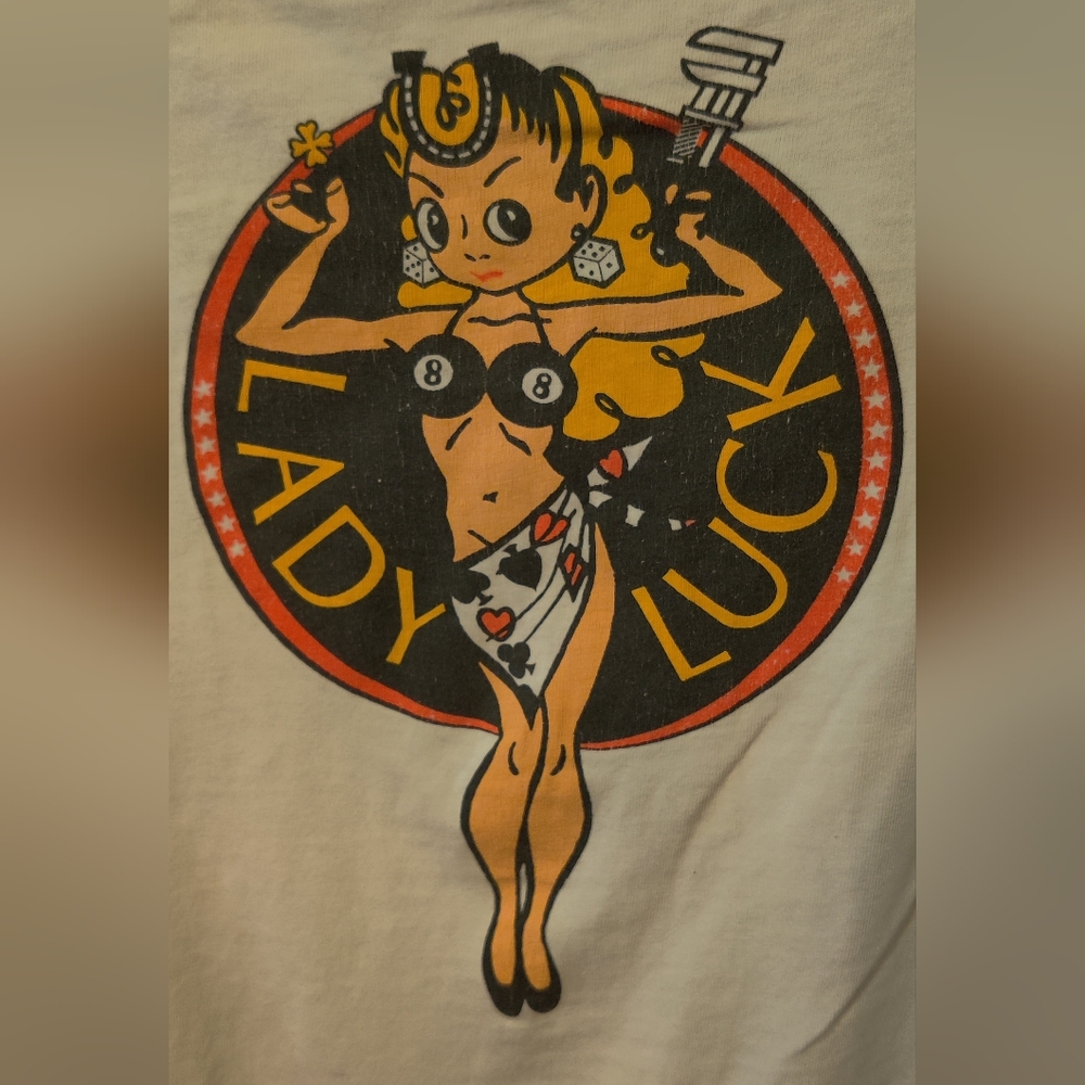 RARE Vintage Betty Boop Lady Luck T-shirt vtg tee